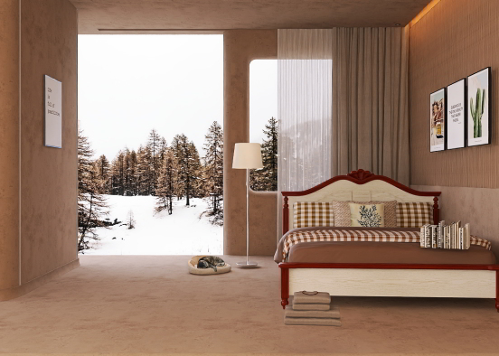 Vintage bedroom 🌳❤️ Design Rendering
