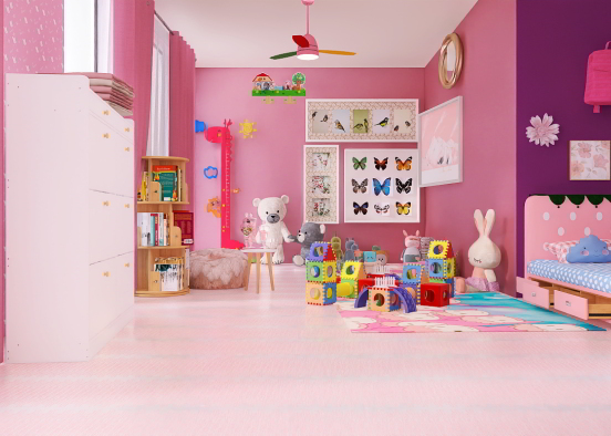 kid's room 💗🧚🏻‍♀ Design Rendering