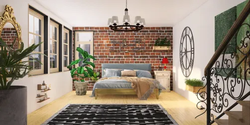 rustic bedroom
