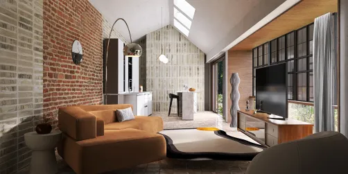 Modern attic home