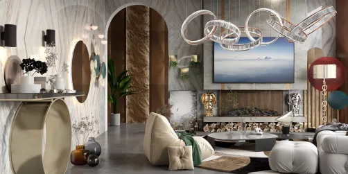 Luxurious living room 