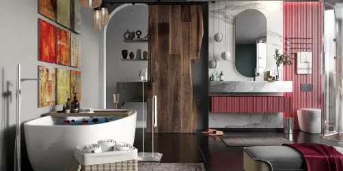 Colorful Bathroom