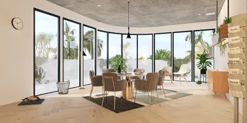 Small dining room for small senior housing 