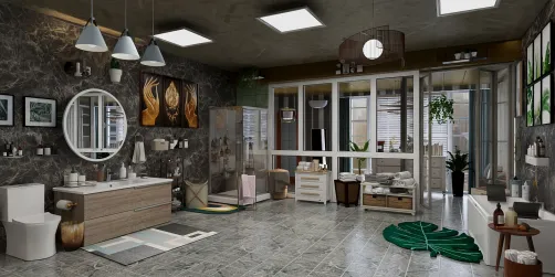 Bathroom and Day-Room