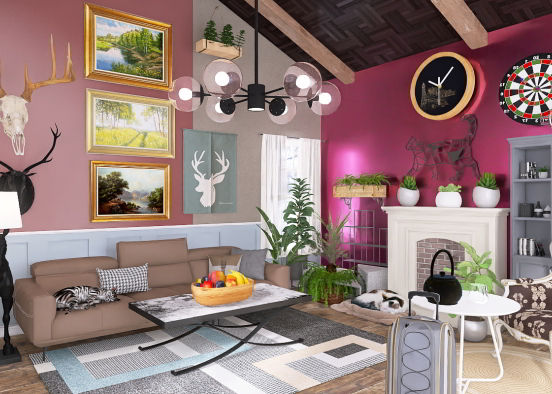 Hunter's Living Room  Design Rendering