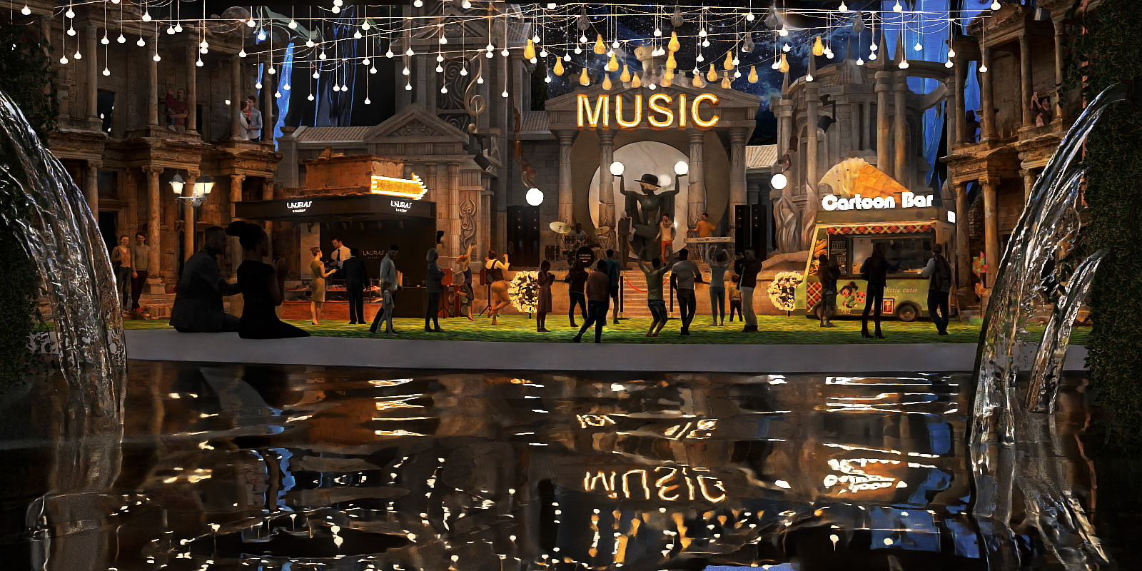 Concerto sotto le stelle 🎶🎵✨️🌃