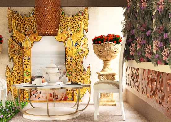 Tea Time in Morocco 🇲🇦  Design Rendering