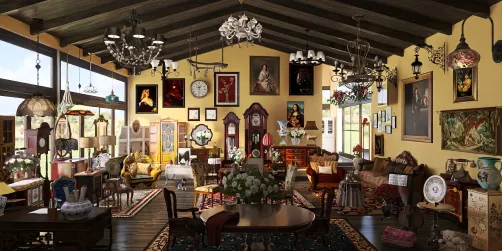 #2 Vintage/antique shop. 