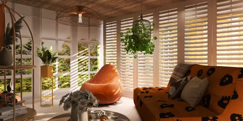 A cozy place to relax on a summer day.  🌿🔆