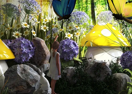 # Alice in Wonderland 🍄🍄🍄 Renderização de Design