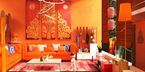 Orange room (Rainbow house)