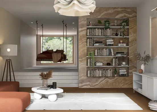 "In the midst of chaos, find your peace in beige." Design Rendering