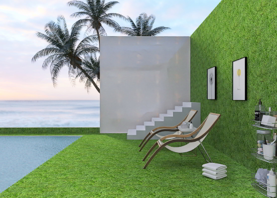 Outdoor Home Spa! Design Rendering