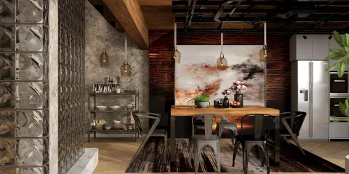 Industrial Rustic Kitchen