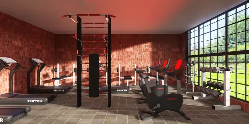 A workout roon