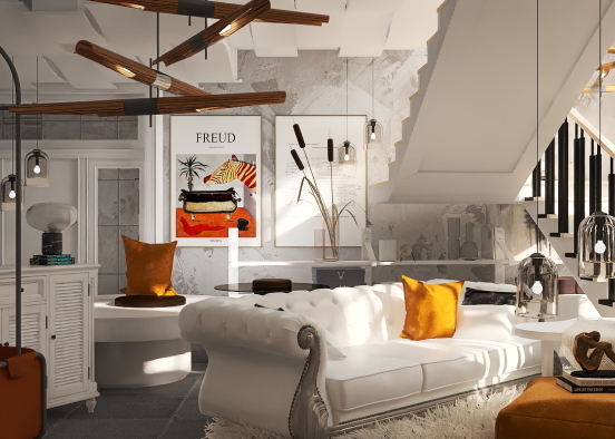 -Bloom in White- Design Rendering