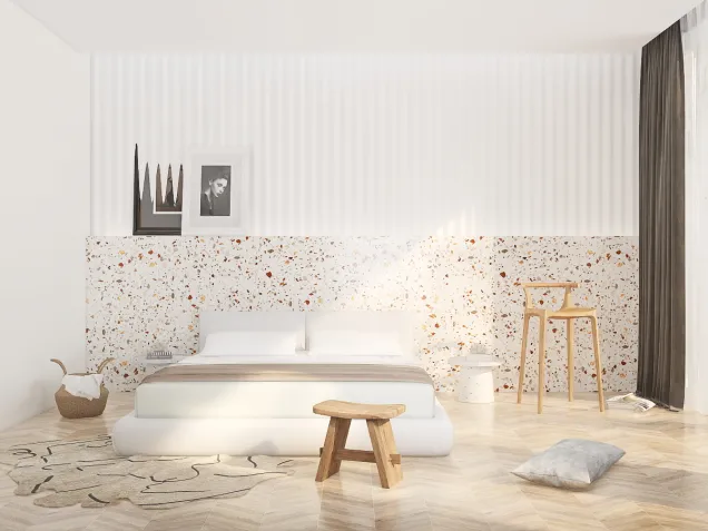 Light minimalistic bedroom