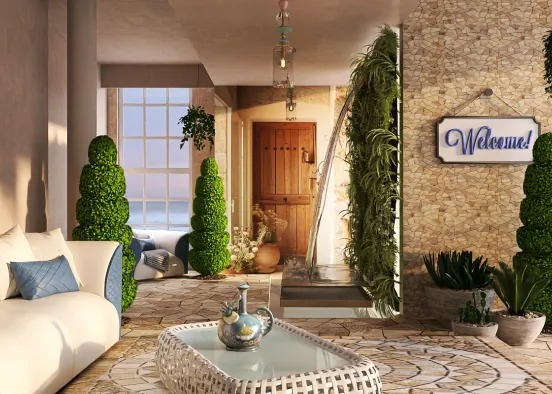 # Vacanze a Capri Renderização de Design
