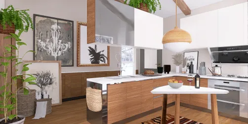boho kitchen