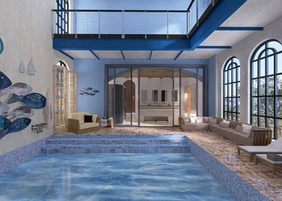 Pool house Design Rendering