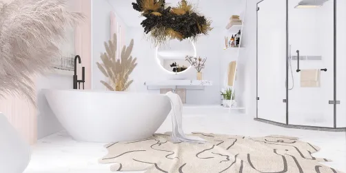 Boho bathroom 