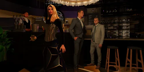 At the Gala Bar