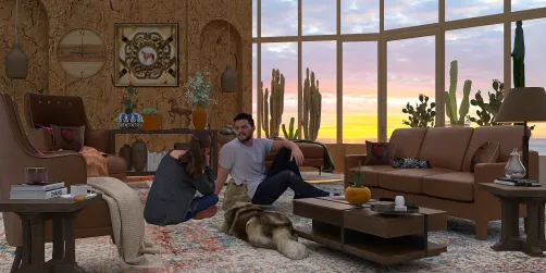 Desert Hacienda Living Room