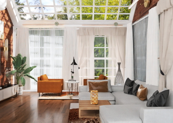 living room 🤍🤎 Design Rendering
