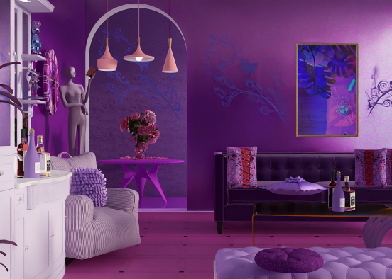 A Passion For Purple… Design Rendering