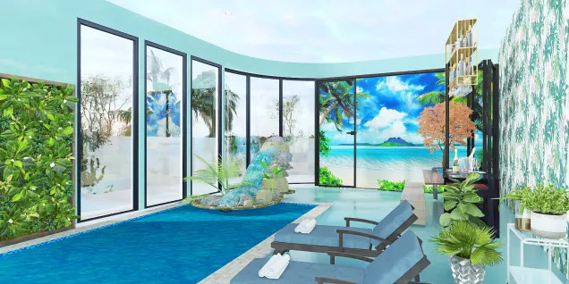 Miami pool dream