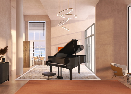The Lounge Design Rendering