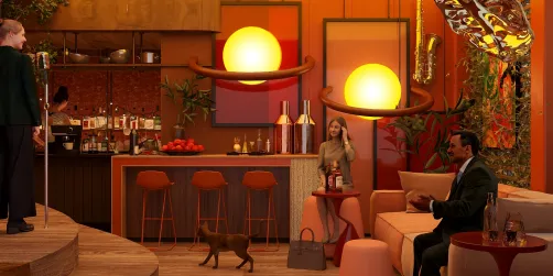 Mocha & Blood-orange Speakeasy  