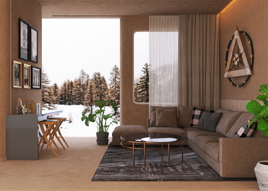 Small living room Design Rendering