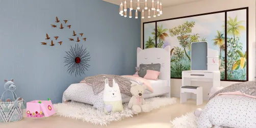 Twins bedroom 🤍