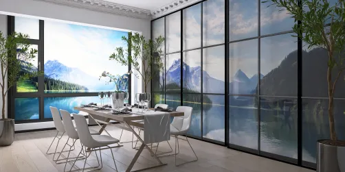 Lake view dining 