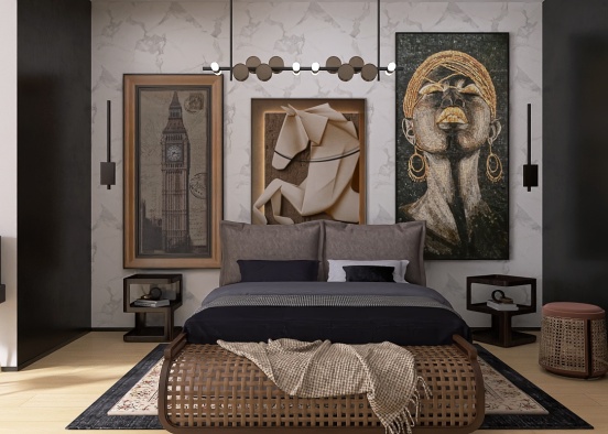 who doesn't want a bedroom like this!!  Design Rendering