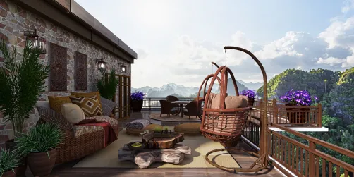 Cave mountain chalet 