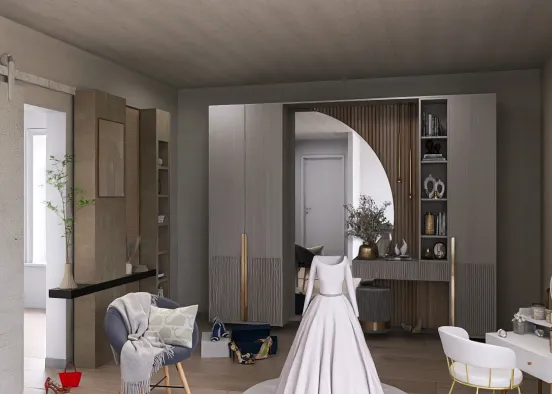 # Espaço Minimalista e Elegante Визуализация дизайна