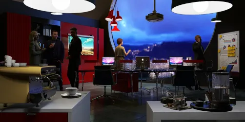 Late night meeting 