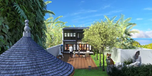 Exterior. Family home