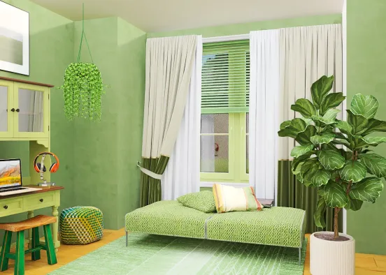 # The Green Room Renderização de Design
