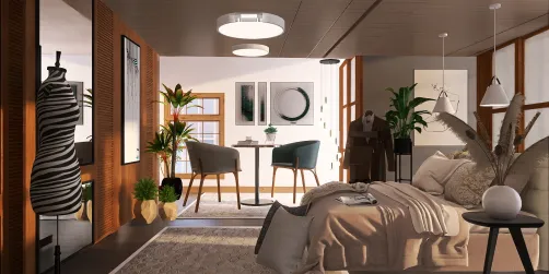 Desayunador en la habitación 