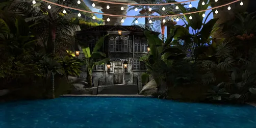 old abandoned French Mansion...in Martinique...