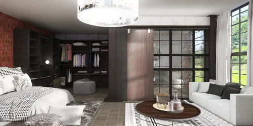 Masculine bedroom suite