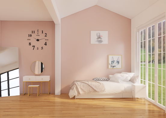 Modern bedroom design Design Rendering