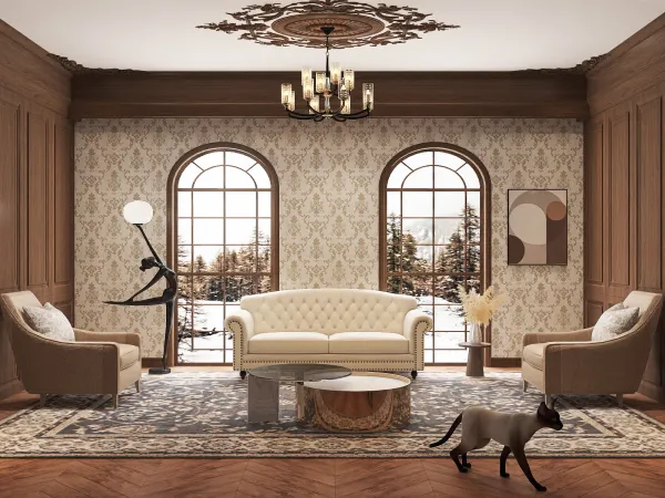 Professional interior design created with Homestyler 3D design software