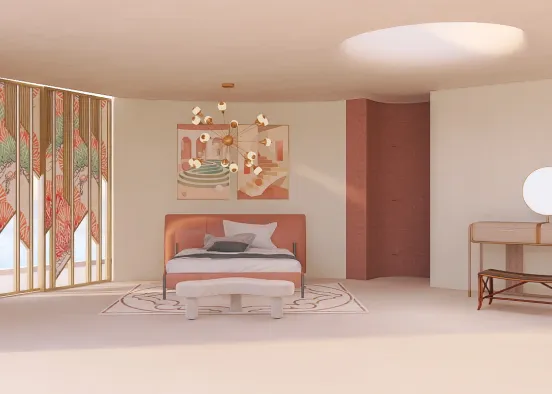 # Eat, Drink, and Think Pink Renderização de Design