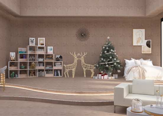 Christmas 15+ Bedroom Design Rendering