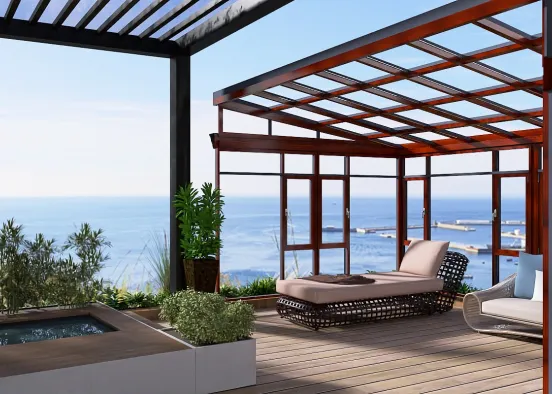 Do you love sea side backyard? Design Rendering