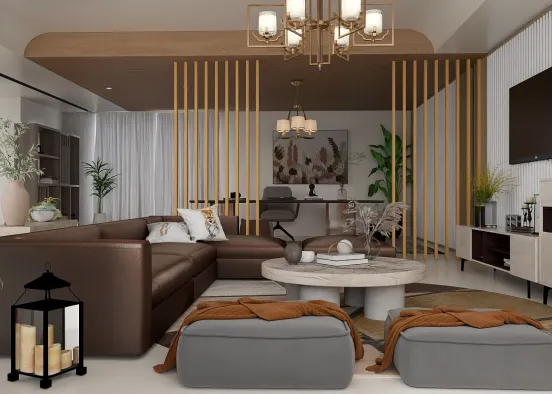 # living room Renderização de Design